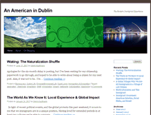 Tablet Screenshot of anamericanindublin.com